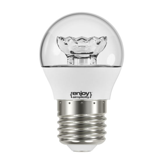 EL742470 | LED Ρ45|5.4W(>40W)Ε27|2700k|470lm|διαφ|{enjoysimplicity}™ EL742470 | LED Ρ45|5.4W(>40W)Ε27|2700k|470lm|διαφ|{enjoysimplicity}™