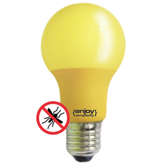 EL784220 | LED A60 ANTI INSECT PLASTIC|6W(>60W)Ε27|2500k|500lm|{enjoysimplicity}™