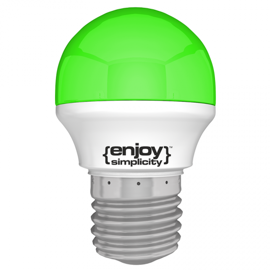EL733309 | LED Ρ45 ΠΡΑΣΙΝΟ |1.8W Ε27|{enjoysimplicity}™