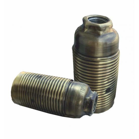 EL314934 | ΝΤΟΥΙ Vintage E14 ΣΙΔΕΡΕΝΙΟ-ΣΠΕΙΡΩΜΑ-2ΡΟΔΕΛΕΣ|ΧΡΥΣΟ ΜΠΡΟΝΖΕ ΓΥΑΛΙΣΤΕΡΟ