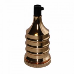 EL327417 | ΝΤΟΥΙ Vintage E27 AΛΟΥΜΙΝΟΥ-ΜΕ ΡΟΔΕΛΑ-ΕΣΩΤ.ΠΛΑΣΤΙΚΟ|ΧΡΥΣΟ ΓΥΑΛΙΣΤΕΡΟ