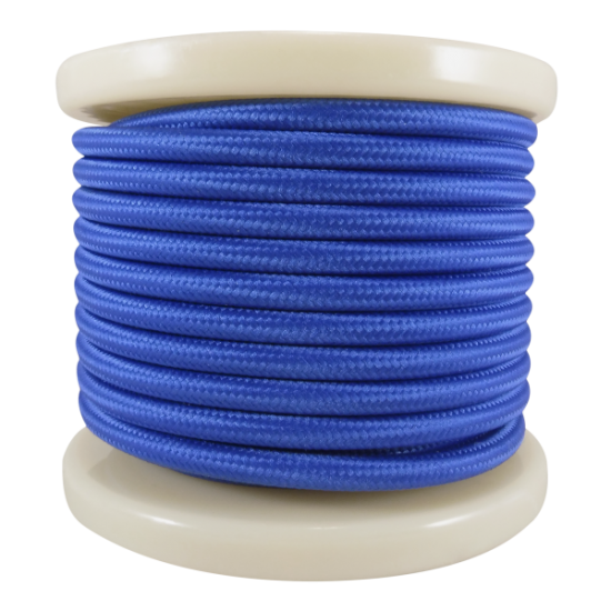 EL330018 | Textile Cable 2x0.75mm²- ρολλό 10mt – ΜΠΛΕ