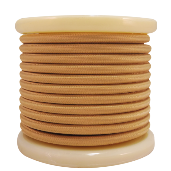 EL330020 | Textile Cable 2x0.75mm²- ρολλό 10mt - ΜΠΕΖ / ΧΡΥΣΟ EL330020 | Textile Cable 2x0.75mm²- ρολλό 10mt - ΜΠΕΖ / ΧΡΥΣΟ