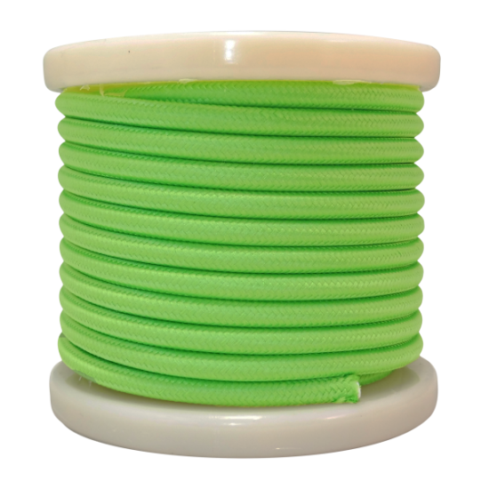EL330021 | Textile Cable 2x0.75mm²- ρολλό 10mt – ΠΡΑΣΙΝΟ ANOIXTO