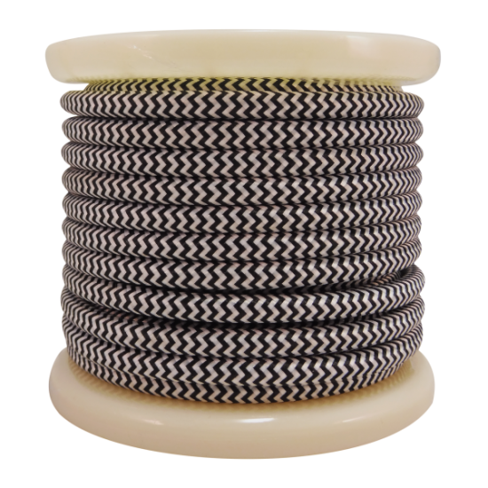 EL330031 | Textile Cable 2x0.75mm²- ρολλό 10mt –  Σιδήρου διακριτικό