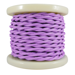 EL338001 | Textile Cable Τwist 2x0.75mm²- ρολλό 10mt – ΜΩΒ