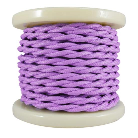 EL338001 | Textile Cable Τwist 2x0.75mm²- ρολλό 10mt – ΜΩΒ