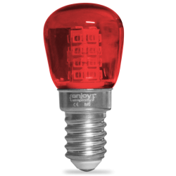 EL775105 | LED T23 ΝΥΚΤΟΣ|2W(>15W) Ε14|KOKKINO|γυαλ|enjoySimplicity™