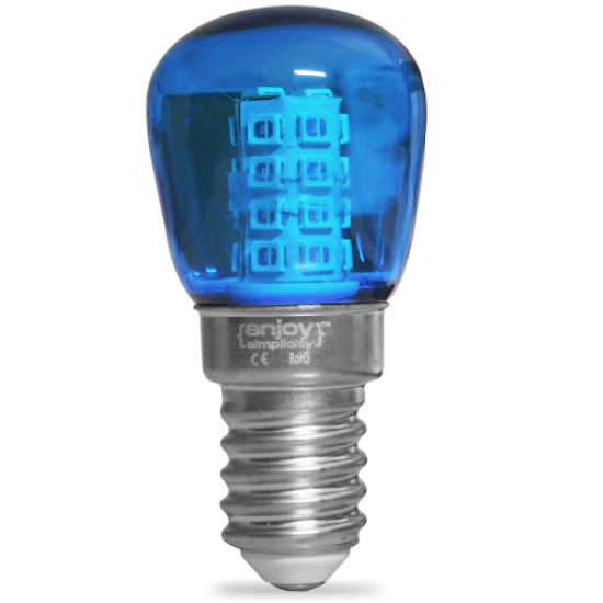 EL775106 | LED T23 ΝΥΚΤΟΣ|2W(>15W) Ε14|ΜΠΛΕ|γυαλ|enjoySimplicity™