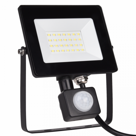 EL198826 | LED FloodLight black SENSOR IP65/IP54|20W|6500k|1800lm|L132.2xW151.5xH52mm|{enjoysimplicity}™