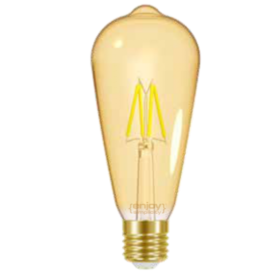 EL825641 | LED FILLAMENT AMBER|ST64 4W(>30w) E27|2200k|320lm|{enjoysimplicity}™
