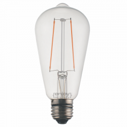 EL827101 | LED FILLAMENT DIM CLEAR ST64-2|2.5W Ε27|2700k|200lm|{enjoysimplicity}™ EL827101 | LED FILLAMENT DIM CLEAR ST64-2|2.5W Ε27|2700k|200lm|{enjoysimplicity}™
