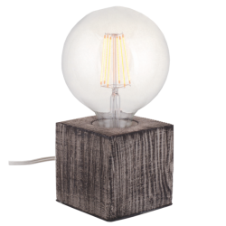 EL327108 | ΜΑΥΡΟΣ ΑΝΤΙΚΕ ΜΕ ΜΠΕΖ ΓΡΑΜΜΕΣ ΕΠΙΤΡΑΠΕΖΙΟΣ ΚΥΒΟΣ ΜΠΕΤΟΥ 10x10x10cm & 1.8mt ΔΙΑΦΑΝΕΣ ΚΑΛΩΔΙΟ + ΦΙΣ ΙΙ + ΔΙΑΚΟΠΤΑΚΙ {enjoySimplicity}™