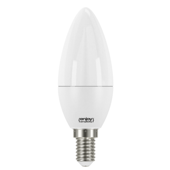 EL102382 | LED B37|7.2W(>60W)Ε14|2700k|806lm|{enjoysimplicity}™