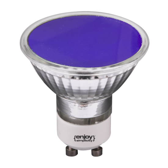 EL877306 | LED GU10 SMD MΠΛΕ|3W(>25W)|6500k|250lm|100°|15y|{enjoysimplicity}™