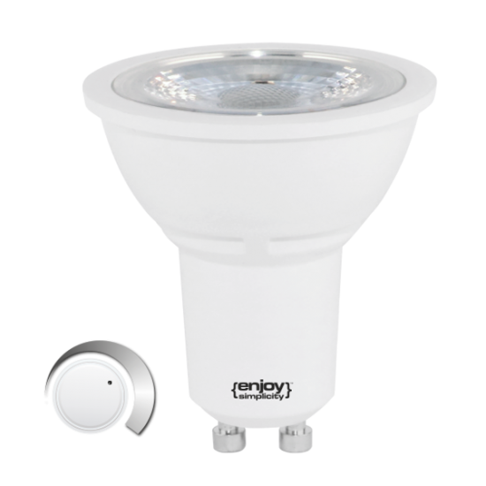 EL619554 | LED GU10 DIM|5.5W(>50W)|4000k|420lm|38°|{enjoysimplicity}™