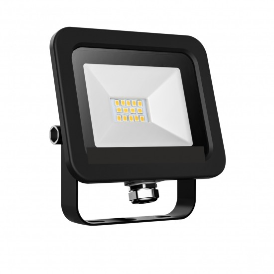 EL197124 | LED FloodLight black IP65|10W|4000k|800lm|103x96xh24mm|enjoySimplicity™