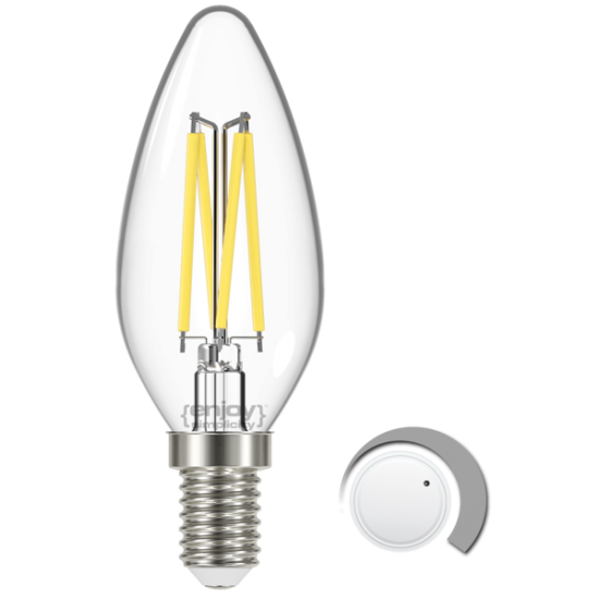 EL822912 | LED FILLAMENT CLEAR DIM|B35 4W(>40w) E14|6500k|470lm|{enjoysimplicity}™