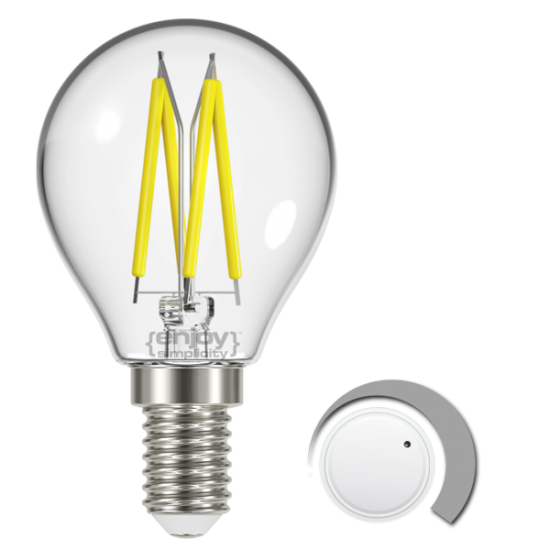 EL822914 | LED FILLAMENT CLEAR DIM|P45 4W(>40w) E14|4000k|470lm|{enjoysimplicity}™