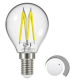 EL822915 | LED FILLAMENT CLEAR DIM|P45 4W(>40w) E14|6500k|470lm|{enjoysimplicity}™