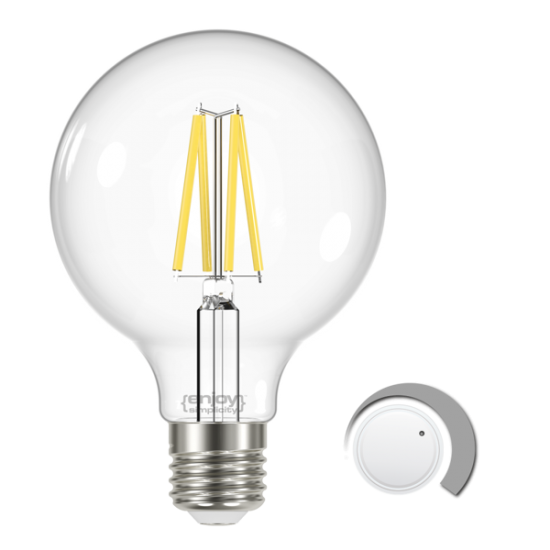 EL822922 | LED FILLAMENT CLEAR DIM|G95 7.8W(>60w) E27|2700k|806lm|{enjoysimplicity}™