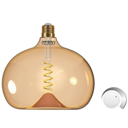 EL822201 | LED SPIRAL FILLAMENT DIM|G190 AMBER 4W(>25w) E27|2000k|250lm|{enjoysimplicity}™