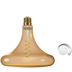 EL822202 | LED SPIRAL FILLAMENT DIM|T180 AMBER 4W(>25w) E27|2000k|250lm|{enjoysimplicity}™