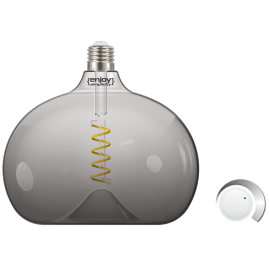 EL822203 | LED SPIRAL FILLAMENT DIM|G190 SMOKY 4W(>16w) E27|2000k|150lm|{enjoysimplicity}™