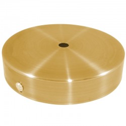 EL329134 | ΣΤΡΟΓΓΥΛΗ ΒΑΣΗ Φ100xh25mm ΧΡΥΣΗ|1ΤΡΥΠΑ