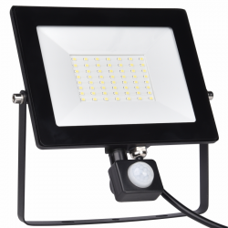 EL198854 | LED FloodLight black SENSOR IP65/IP54  L240.5xW180xH29.8mm|50W|4000k|4500lm|{enjoysimplicity}™