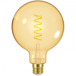 EL825204 | LED FILLAMENT SPIRAL AMBER|G125 4.8W(>32w) E27|2000k|350lm|{enjoysimplicity}™