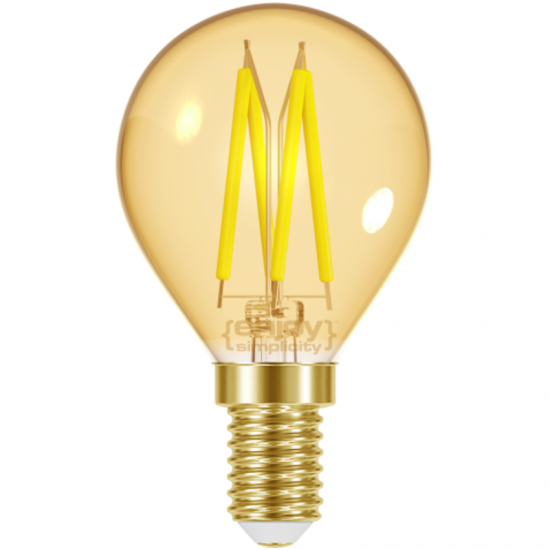 EL825904 | LED FILLAMENT AMBER DIM|P45 4.8W(>28w) E14|2000k|300lm|{enjoysimplicity}™