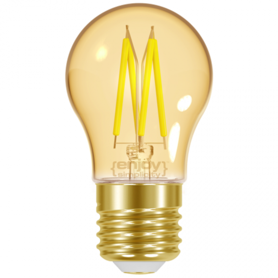 EL825905 | LED FILLAMENT AMBER DIM|P45 4W(>28w) E27|2000k|300lm|{enjoysimplicity}™