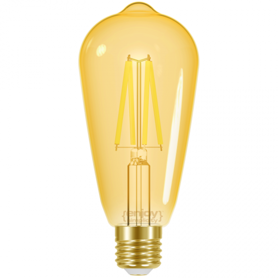 EL825906 | LED FILLAMENT AMBER DIM|ST64 4W(>30w) E27|2000k|320lm|{enjoysimplicity}™