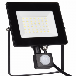 EL198834 | LED FloodLight black SENSOR IP65/IP54|30W|4000k|2700lm|L155.2xW171.1xH52mm|{enjoysimplicity}™
