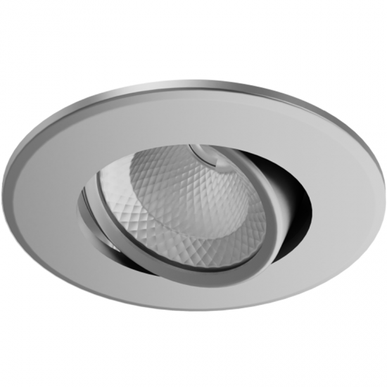 EL191022 | LED DownLight COB Κινητό 45⁰ Brus.Nickel|3.1W|4000k|210lm|Φ68xh36|+Driver|{enjoysimplicity}™