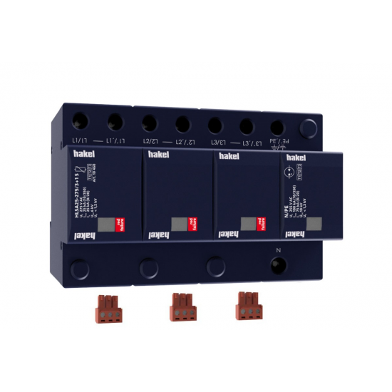 10454 | HLSA25-275/3+1 | SPD T1+T2+T3  | ΑΝΤΙΚΕΡΑΥΝΙΚΟ ΠΑΛΜΙΚΟΥ ΡΕΥΜΑΤΟΣ & ΠΡΟΣΤΑΤΕΥΤΙΚΟ ΥΠΕΡΤΑΣΗΣ | Hakel® | νέτο