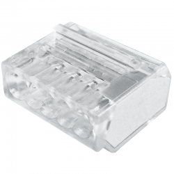 1682 | ΚΑΨ ΝΕΑΣ ΓΕΝΙΑΣ ΧΩΡΙΣ ΒΙΔΕΣ ELVHX®ΓΙΑ ΑΓΩΓΟ MON.0.5-2.5mm²|ΠΟΛΥΚΛ.1.0-2.5mm²- 5 ΣΗΜΕΙΑ ΕΠΑΦΗΣ