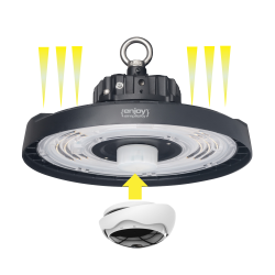 EL190010 | UFO HIGH BAY 100W|6500k|13500lm|60⁰|279xh166mm|enjoySimplicity™