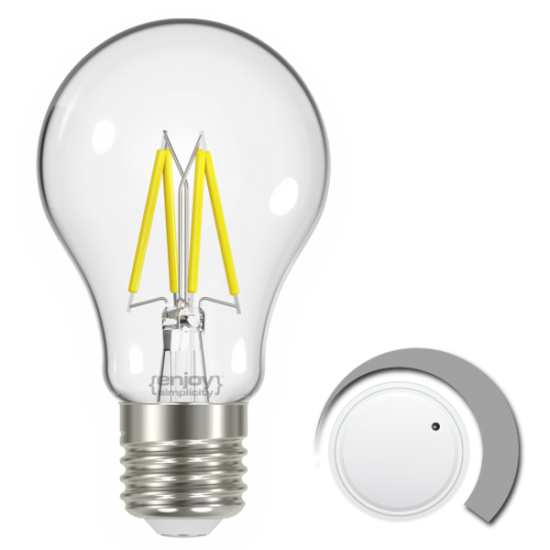 EL822929 | LED FILLAMENT CLEAR DIM|A60 7.8W(>60w) E27|3000k|806lm|{enjoysimplicity}™
