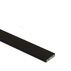 EL180422 | ΕΠΙΤΟΙΧΕΣ ΠΟΛΥ ΛΕΠΤΕΣ ΜΑΓΝΗΤΙΚΕΣ ΡΑΓΕΣ ΑΛ/ΝΙΟΥ DC48V|ΜΑΥΡΗ|L1000xW25Xh5.5mm|{enjoySimplicity}™