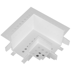 EL189505 | ΧΩΝΕΥΤΗ ΕΞΩΤΕΡΙΚΗ ΓΩΝΙΑ 90°|78x78mm|ΛΕΥΚΟ|{enjoySimplicity}™