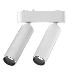EL183415 | LED SPOT ΑΛ/ΝΙΟΥ ΓΙΑ ΜΑΓΝΗΤΙΚΕΣ ΜΟΝΟΦΑΣΙΚΕΣ ΡΑΓΕΣ|ΙΡΙΣ|2×7W|4000k|650lm|114.5xΦ31xh144.8|ΛΕΥΚΟ|{enjoySimplicity}™