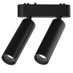 EL183416 | LED SPOT ΑΛ/ΝΙΟΥ ΓΙΑ ΜΑΓΝΗΤΙΚΕΣ ΜΟΝΟΦΑΣΙΚΕΣ ΡΑΓΕΣ|ΙΡΙΣ|2×7W=14W|4000k|1430lm|114.5xΦ31xh144.8|ΜΑΥΡΟ|{enjoySimplicity}™