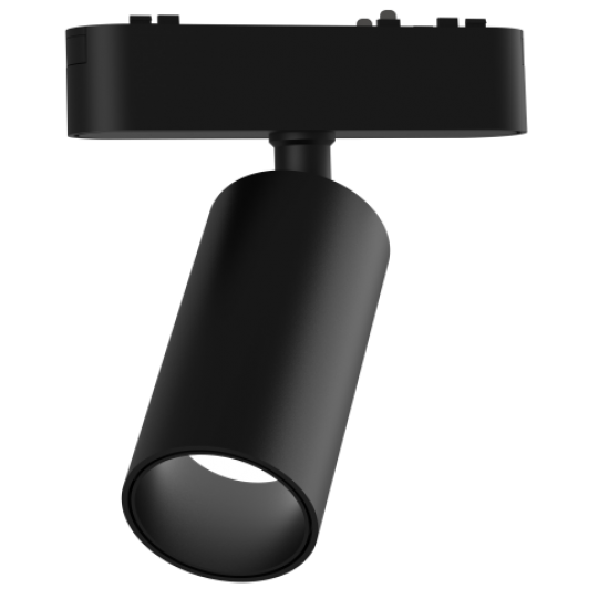 EL183418 | LED SPOT ΑΛ/ΝΙΟΥ ΓΙΑ ΜΑΓΝΗΤΙΚΕΣ ΜΟΝΟΦΑΣΙΚΕΣ ΡΑΓΕΣ|ΙΡΙΣ|12W|4000k|1200lm|114.5xΦ45xh130.2|ΜΑΥΡΟ|{enjoySimplicity}™