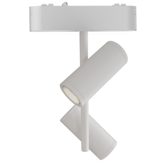 EL183437 | LED SPOT ΑΛ/ΝΙΟΥ ΓΙΑ ΜΑΓΝΗΤΙΚΕΣ ΜΟΝΟΦΑΣΙΚΕΣ ΡΑΓΕΣ|ΙΡΙΣ|2×8=16W|4000k|1700lm|114.5xΦ42xh243|ΛΕΥΚΟ|{enjoySimplicity}™