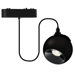 EL183426 | LED SPOT ΑΛ/ΝΙΟΥ ΓΙΑ ΜΑΓΝΗΤΙΚΕΣ ΜΟΝΟΦΑΣΙΚΕΣ ΡΑΓΕΣ|ΕΡΑΤΩ|12W|4000k|1200lm|36°|114.5xΦ100xh1000|ΜΑΥΡΟ|{enjoySimplicity}™