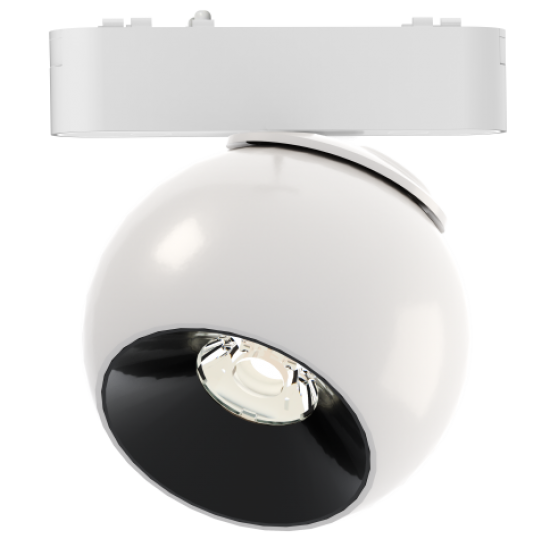 EL183427 | LED SPOT ΑΛ/ΝΙΟΥ ΓΙΑ ΜΑΓΝΗΤΙΚΕΣ ΜΟΝΟΦΑΣΙΚΕΣ ΡΑΓΕΣ|ΕΡΑΤΩ|12W|4000k|1200lm|36°|114.5xΦ100xh118|ΛΕΥΚΟ|{enjoySimplicity}™