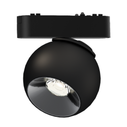 EL183428 | LED SPOT ΑΛ/ΝΙΟΥ ΓΙΑ ΜΑΓΝΗΤΙΚΕΣ ΜΟΝΟΦΑΣΙΚΕΣ ΡΑΓΕΣ|ΕΡΑΤΩ|12W|4000k|1200lm|36°|114.5xΦ100xh118|ΜΑΥΡΟ|{enjoySimplicity}™