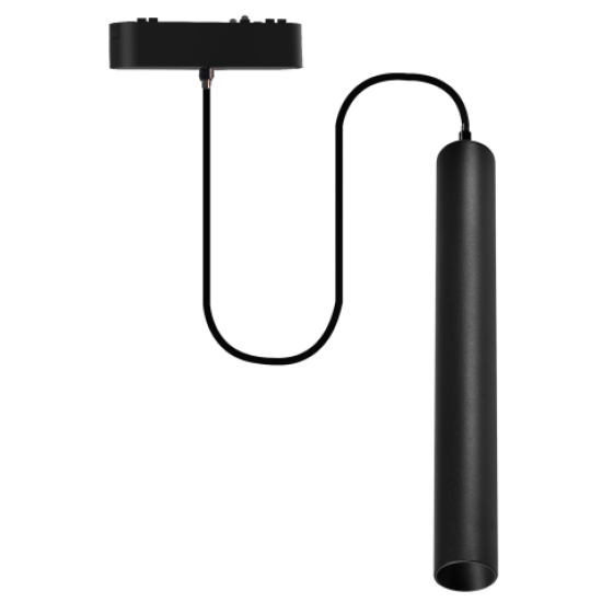 EL183432 | LED SPOT ΑΛ/ΝΙΟΥ ΓΙΑ ΜΑΓΝΗΤΙΚΕΣ ΜΟΝΟΦΑΣΙΚΕΣ ΡΑΓΕΣ|ΕΡΑΤΩ|7W|4000k|650lm|60°|114.5xΦ32xh1000|ΜΑΥΡΟ|{enjoySimplicity}™